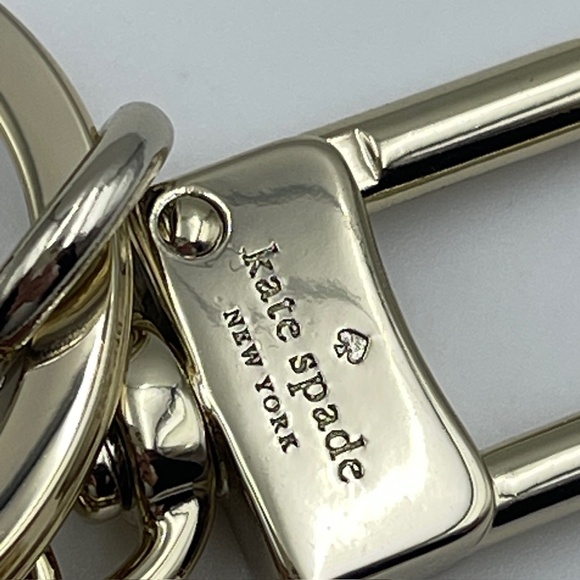 BNWT RARE Kate Spade keychain fob dangling taxi yellow hard to find - Picture 2 of 7